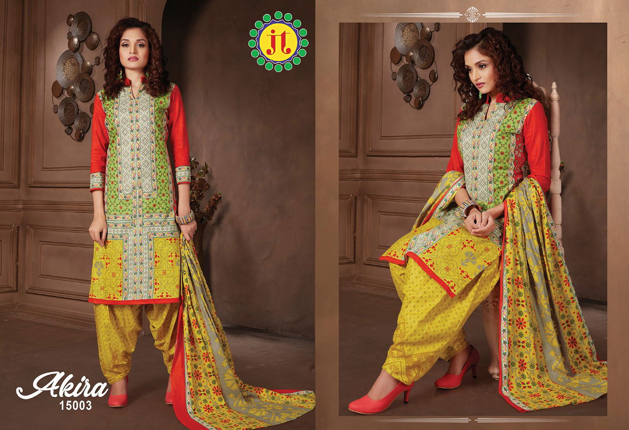 Jt Akira 15 Latest Collection Of Pure Cotton Printed Dress Material