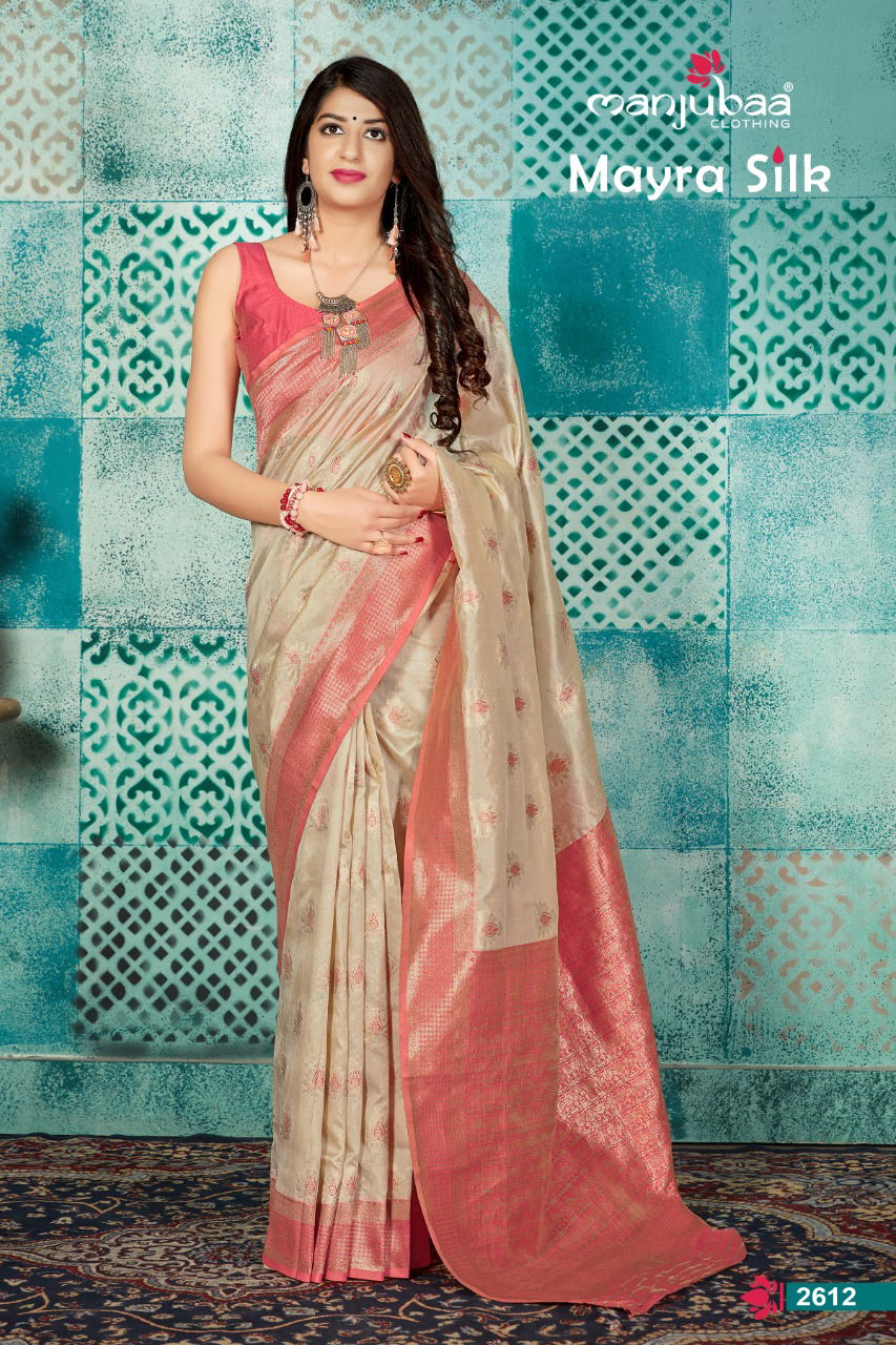 Manjuba Mayra Silk Latest Designer Printed Soft Silk Festive Wear Saree Collection 
