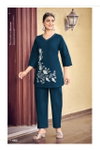 Sweety By Ossm Dhabu Cotton Embroidery Ladies Co Ord Set Wholesale Market In Surat
