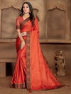 Sloka By Dhruvi Designer Vichitra Cotton Saree Wholesale In India