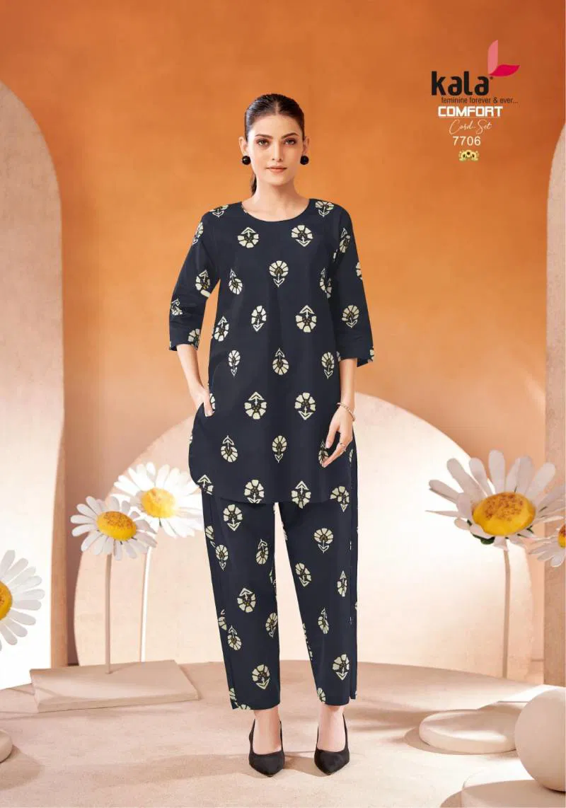 Comfort Cord Set Vol 2 By Kala Printed Cotton Co Ord Set Wholesalers In Delhi