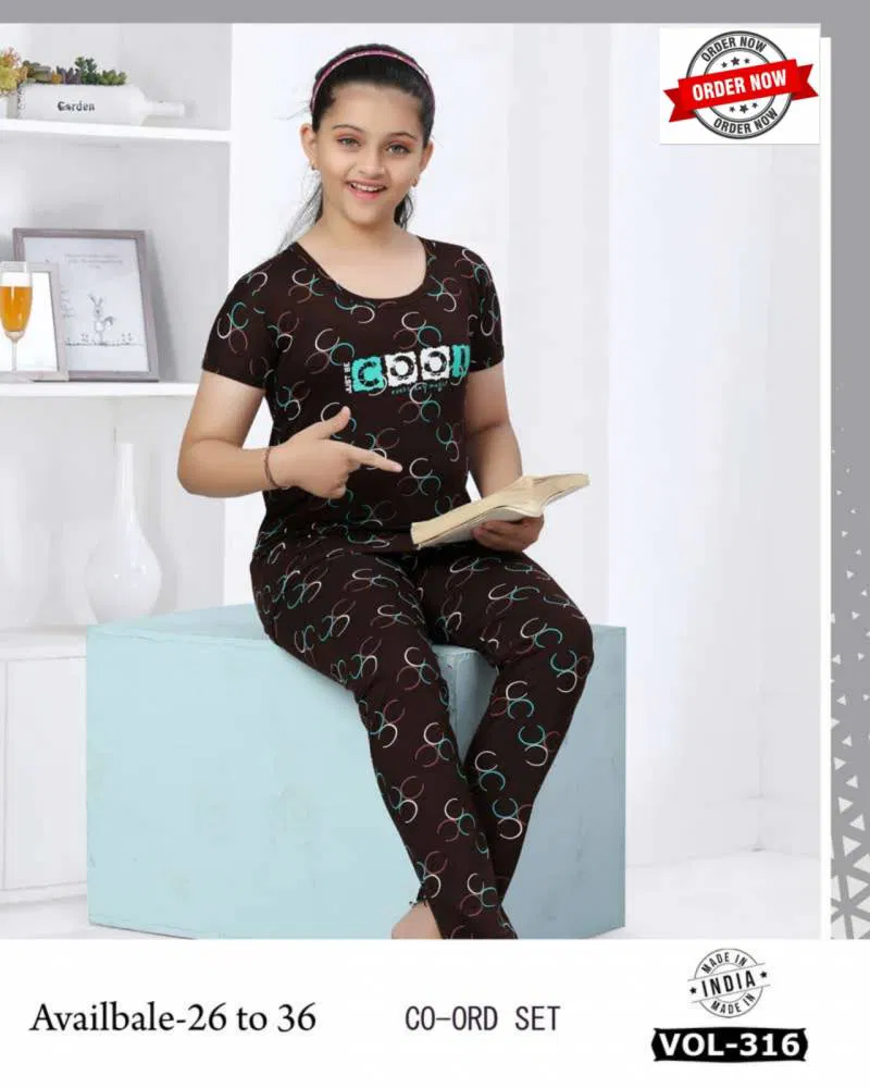 Summer Special Kids Vol Dn 316 Ns Cotton Night Suits Wholesale Suppliers In Mumbai