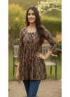 Naisha K 391 Jaipuri Cotton Print Jacket Style Shorts Tops Wholesale Clothing Distributors In India