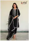 Black & White Vol 1 By Lsm Lawn Cotton Pakistani Readymade Suits Orders In India