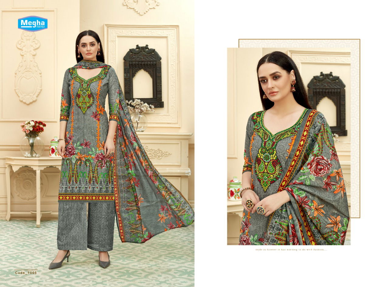 Megha Mirza Sahiba 2 Latest fancy Regular Casual Wear Pure Printed Cotton Collection
