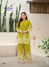 Shine Vol 2 By Radhika Cotton Discharge Printed Co Ord Set Exporters In India

