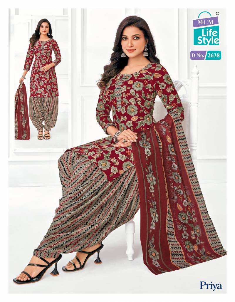 Priya Patiyala Special Vol 26 By Mcm Cotton Dress Material Wholesalers In Delhi