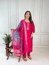 Naisha K 287 Casual Wear Roman Kurti With Bottom Dupatta Wholesale Suppliers In India