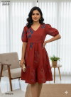 Naisha K 414 Cotton Print Casual Stylish Wear Short Top Exporters In India
