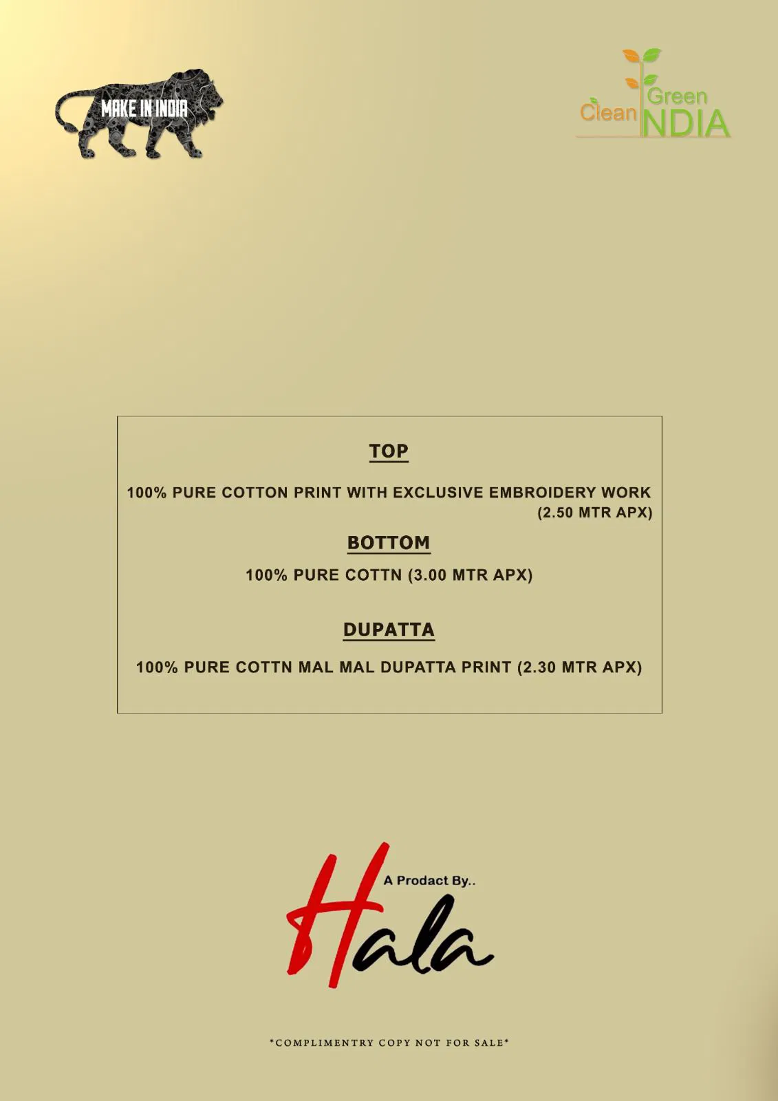 Mira Nur Vol 1 By Hala Cotton Chikankari Digital Printed Dress Material Orders In India
