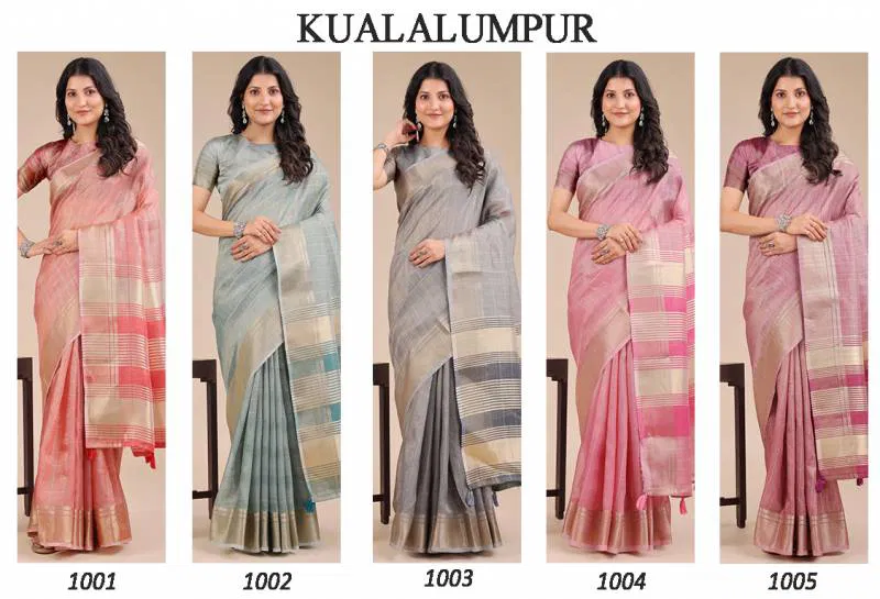 Ast Kulalampur Festive Wear Fancy Organza Saree Wholesale Clothing Suppliers In India