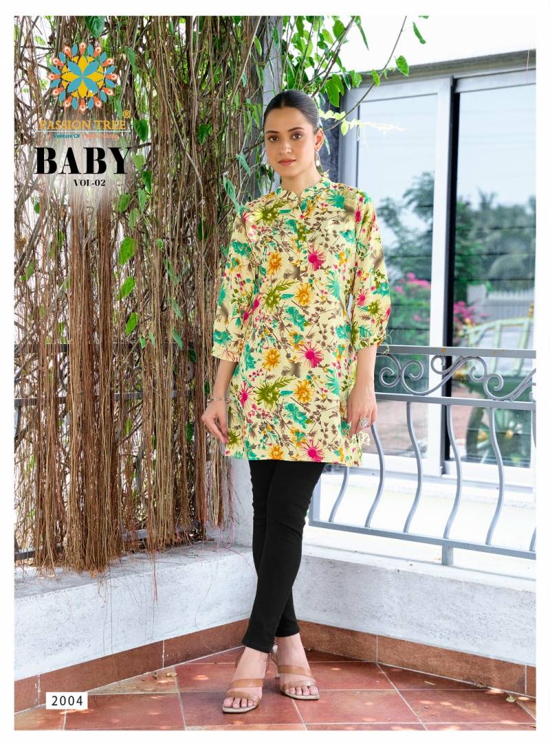 Baby Vol 2 By Passion Tree Rayon Short Tops Wholesale In India