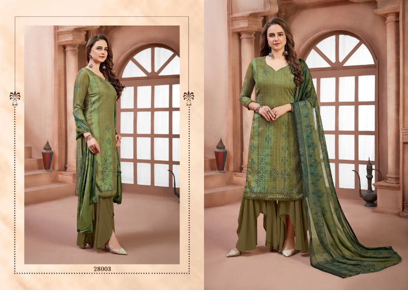 SKT Rehmat Latest Exclusive Collection Of Pure Pashmina Printed Dress Material 