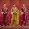 Rang Mahal By Afsana Rose Gold Crush Readymade Suits