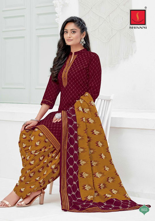 Shivani Pakhi 11 Regular Wear Cotton Printed Ready Made Salwar Suit Collection
