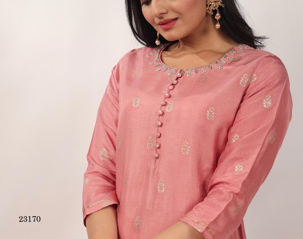 Indira 23170 Heavy Russian Silk Kurti With Bottom Dupatta Catalog

