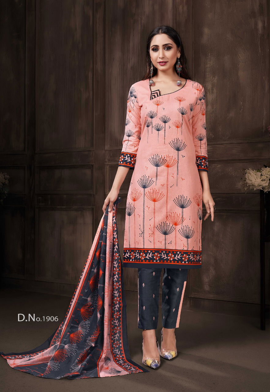 Sc Three Star vol 19 New Exclusive Cotton Printed Casual Wear Dress Material Collection 