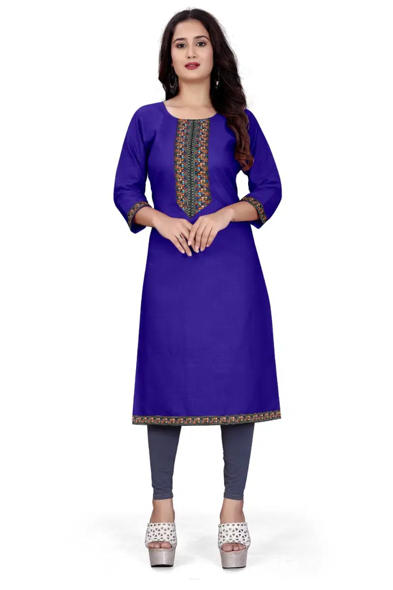 BS 42 Krishi Daily Wear Cotton Digital Printed Kurtis Suppliers In India
