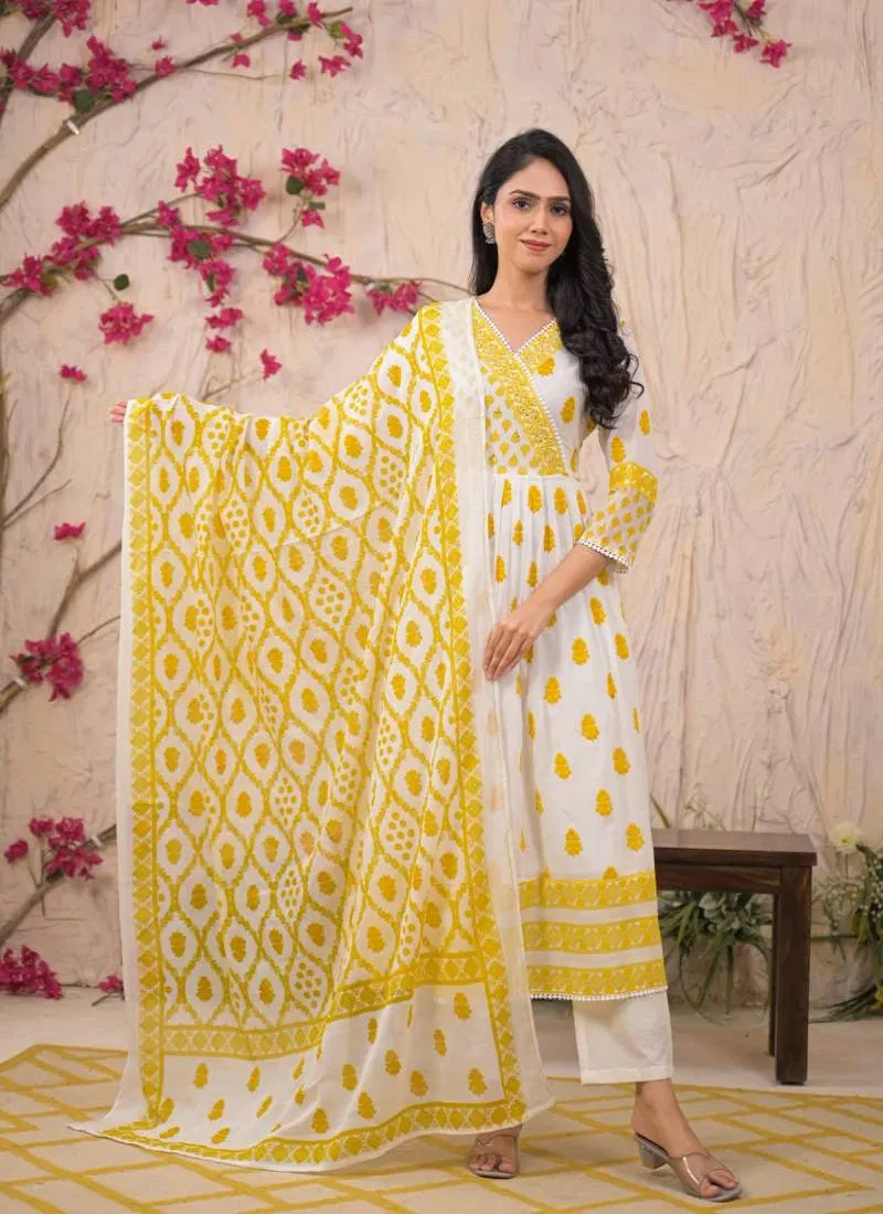 Tanyaa P 345 Mul Cotton Printed Kurti Bottom With Dupatta Wholesale Market In Surat