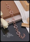 AD Diamond Silver And Rose Gold Silver Bracelets Catalog