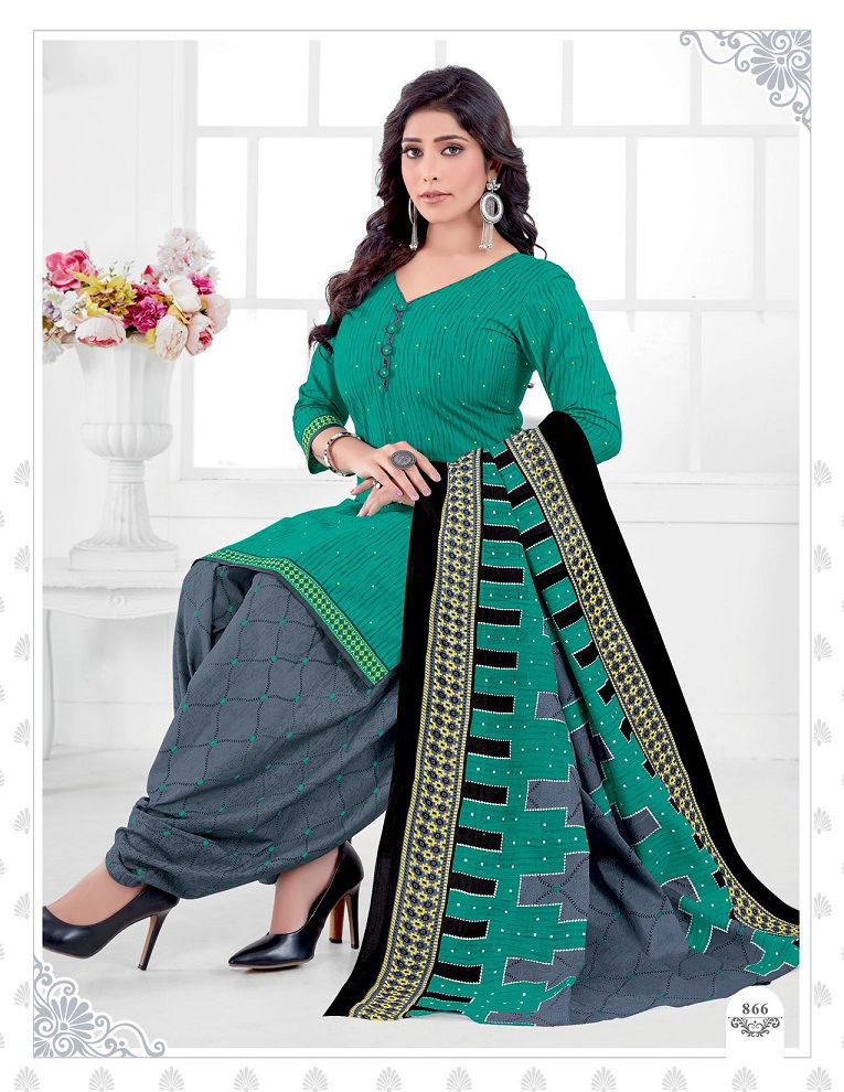 Kuber Geet Patiyala 8 Fancy Designer Latest Regular casual Wear  Pure Cotton Printed Dress Material Collection
