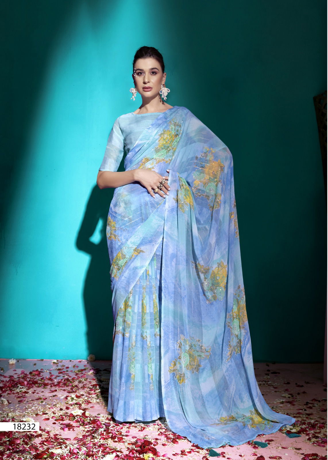 Darjeeling Vol 2 By Vallabhi Georgette Daily Wear Sarees Surat Wholesale Market