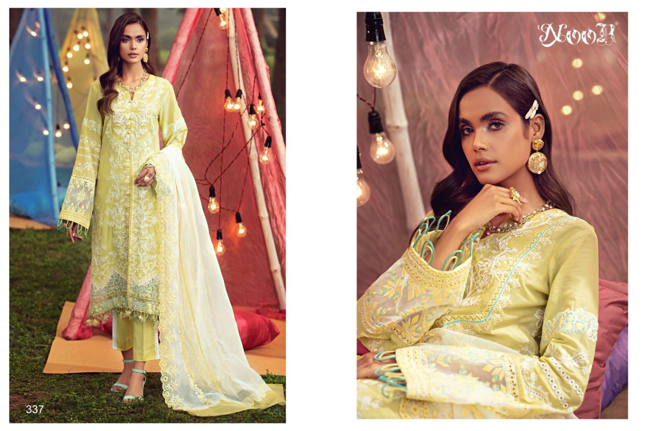 Noor Motifz Latest Fancy Designer Festive Wear Pure Cotton Pakistani Salwar Kameez Collection
