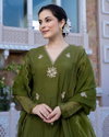 Dhruvi 386 Designer Silk Festival Wear Kurti With Bottom Dupatta Wholesale Price In Surat
