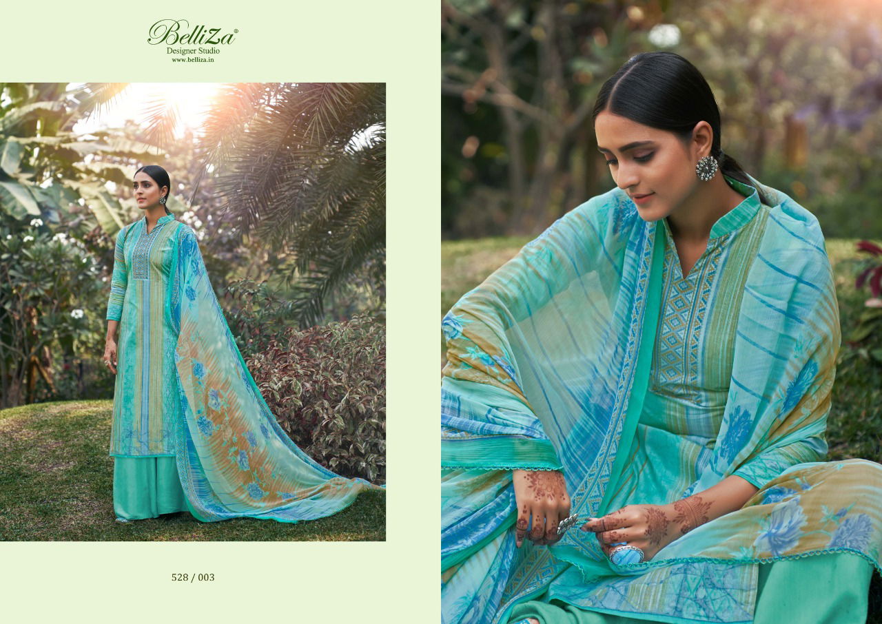 Belliza Nazrana 9 Latest Regular Wear Digital Printed Cotton Dress Material Collection