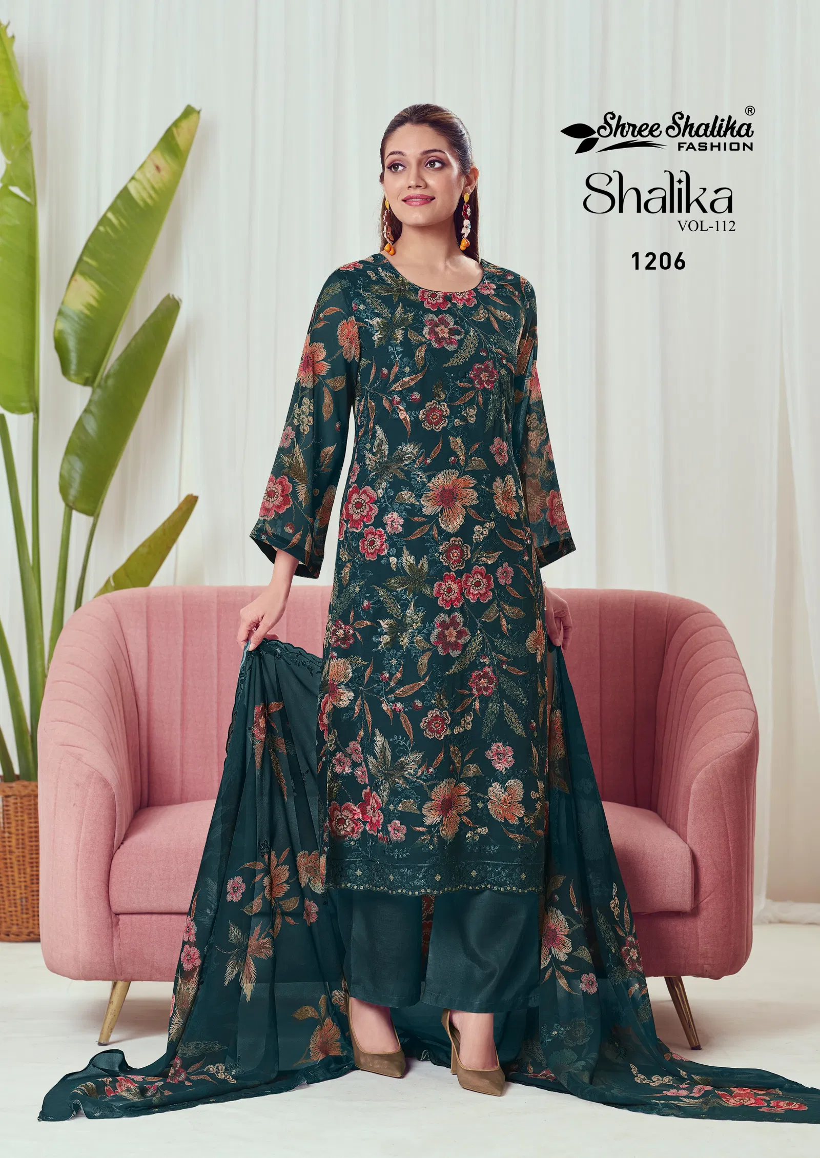 Shree Shalika Vol 112 Georgette Printed Salwar Suits Surat Wholesale Market
