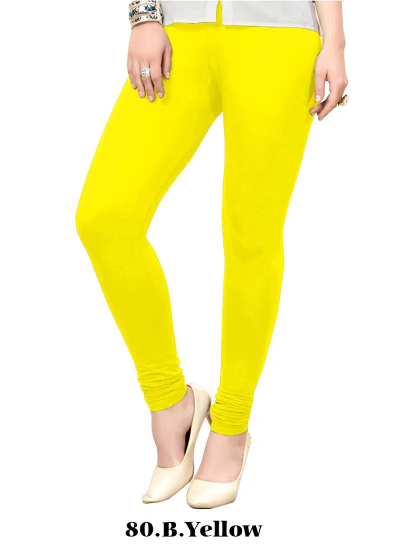 New Color Added in  Cotton Office Wear Plain Leggings Collection