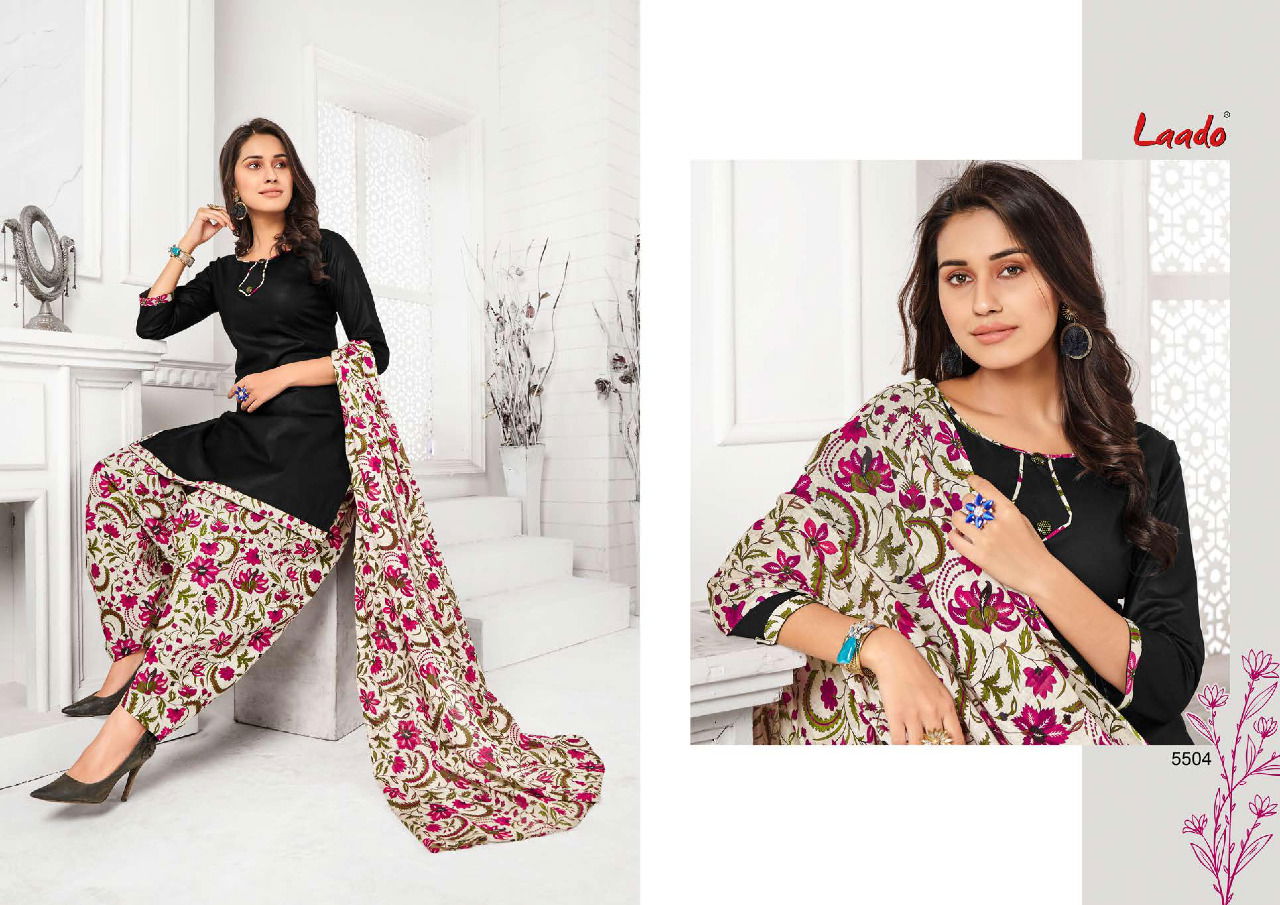 Laado Print 55 Latest Collection Of Daily Wear Printed Pure Cotton Salwar Kameez 