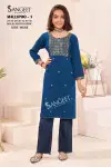 Sangeet Mallipoo 1 Kids Girls Wear Rayon Kurti Wholesale Price In Surat
