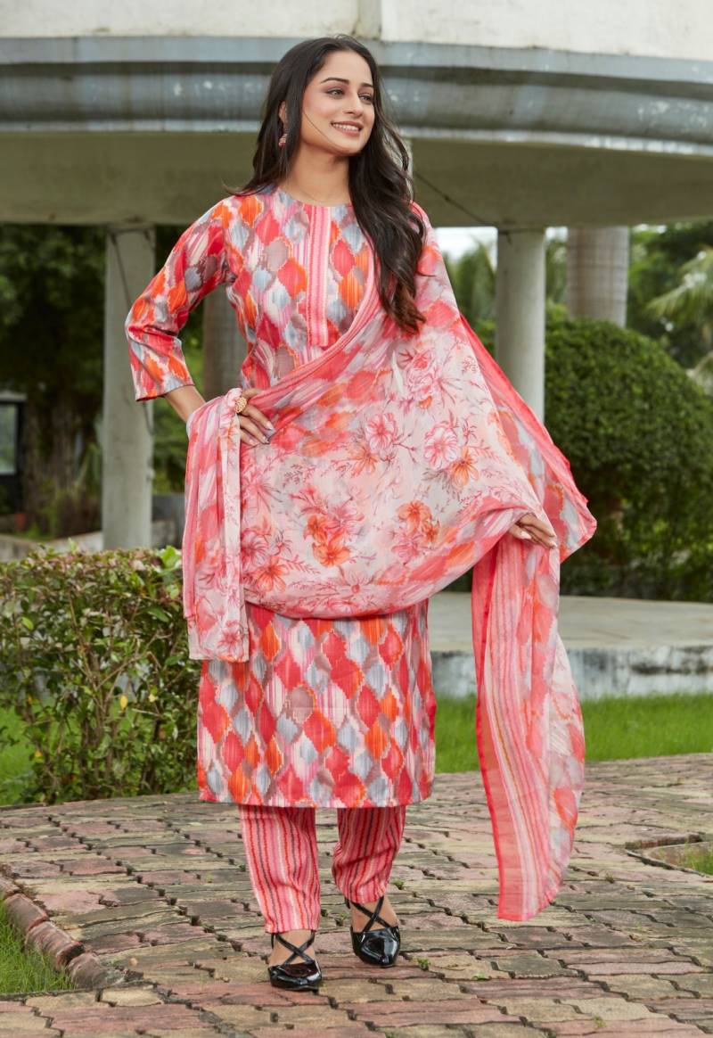 Tanyaa P 132 Cotton Printed Kurti Bottom With Dupatta Online Wholesale