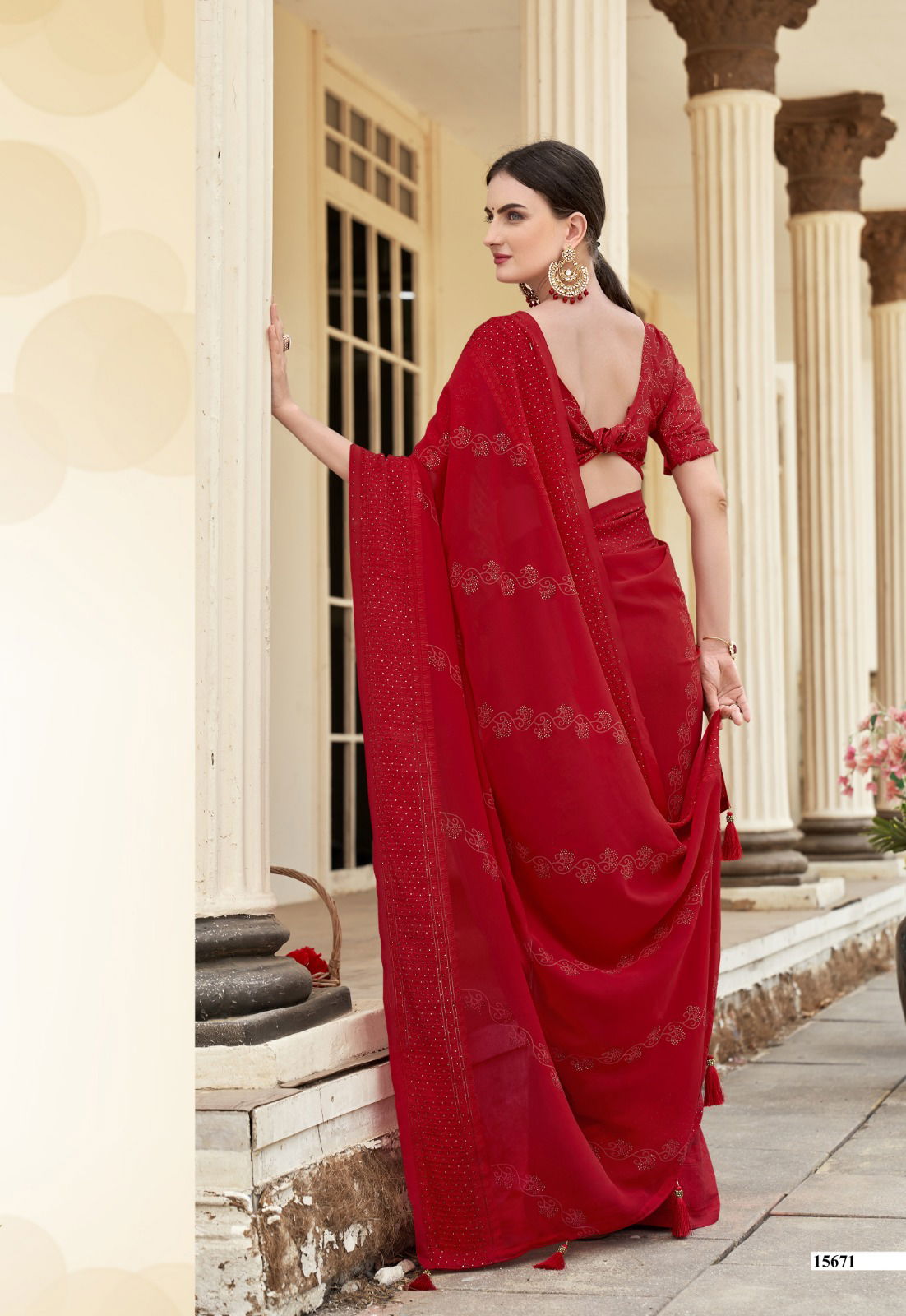 Sweksha By Vallabhi Printed Floral Georgette Wholesale Sarees Suppliers In Mumbai