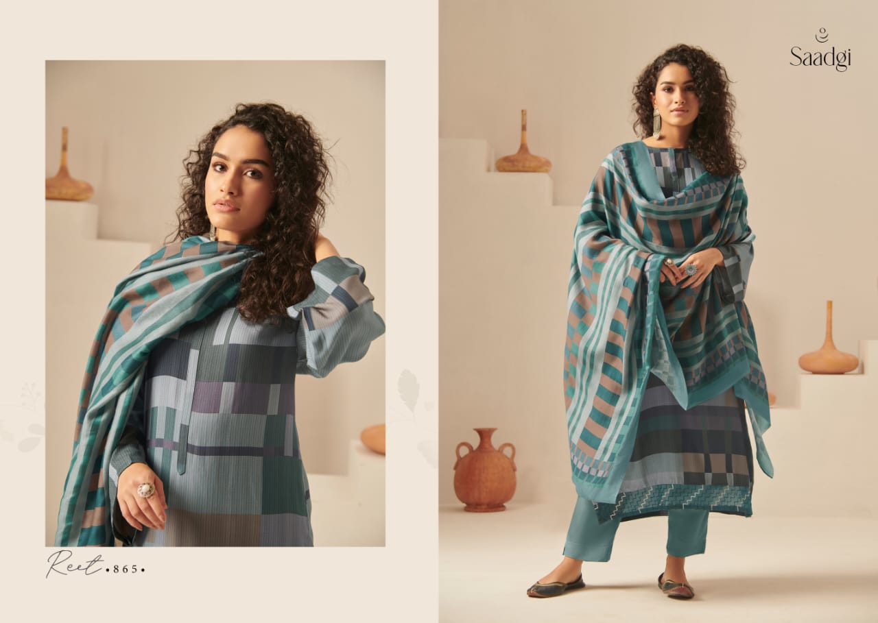 Reet By Saadgi Digital Printed Salwar Kameez Catalog