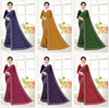 Ronisha 35 Chinon Printed Daily Wear Saree Wholesale Clothing Distributors In India