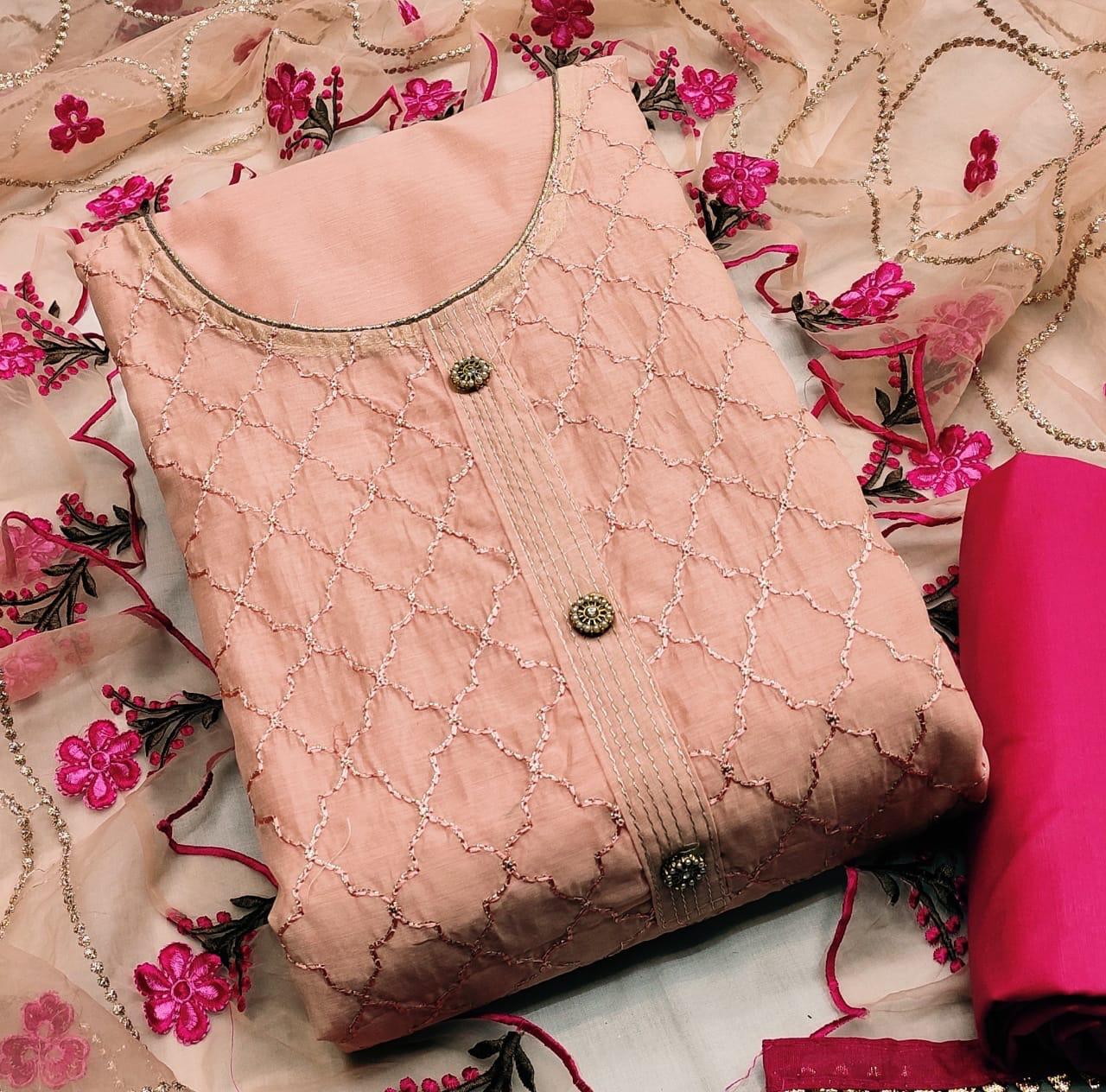 New Collection Of Heavy Designer Party Wear Dress Material   