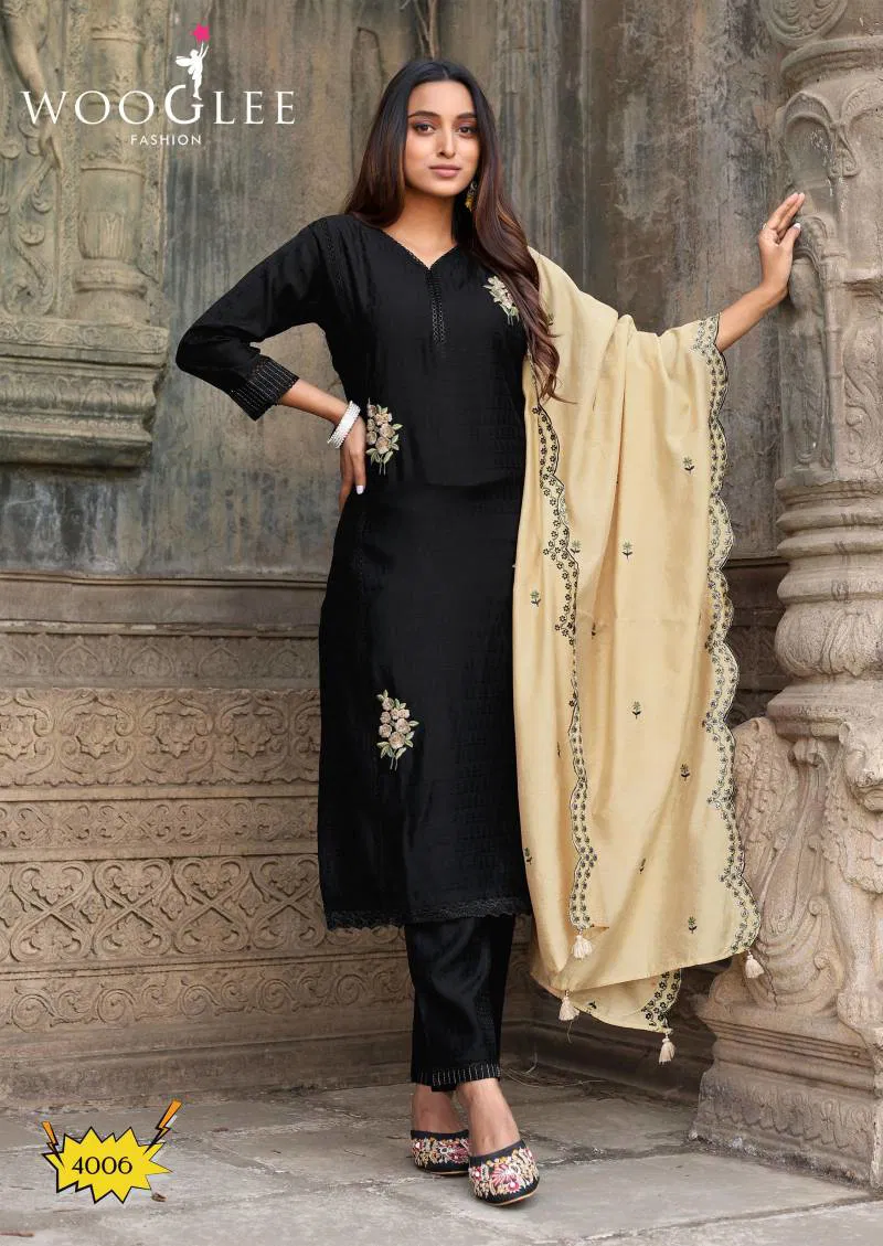 Saugaat Viscose By Wooglee Weaving Kurti Bottom With Dupatta Exporters In India