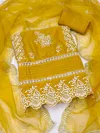 Kriti 11456 Beautiful Organza Embroidered Dress Material Wholesale Suppliers In India