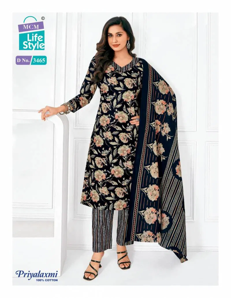 Priyalaxmi Vol 34 By Mcm Cotton Printed Dress Material Surat Wholesale Market