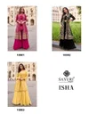 Isha By Sayuri Designer Georgette Embroidered Indo Western Wholesale In India