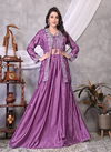 Vt 6023 T Embroidered Chinon Silk Indo Western Online Wholesale