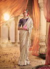 Beige Colour Kaya By Kira Sattin Wedding Wear Saree Wholesale Clothing Distributors In India K-6102