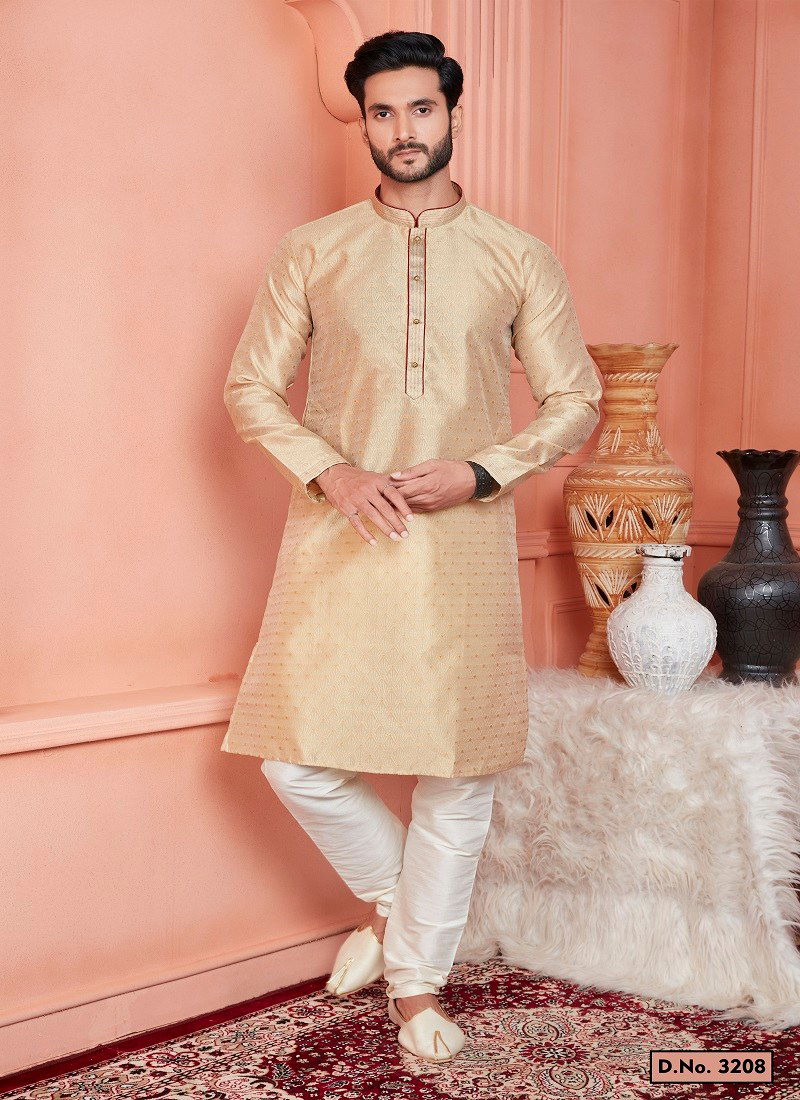 Chiku Colour 1659 Function Wear Mens Indo Western Surat Wholesale Market 3208