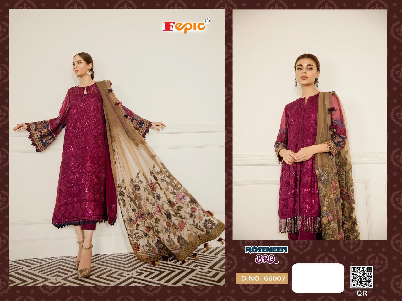 Fepic ROSEMEEN Georgette Pakistani Designer Salwar Suit Collections