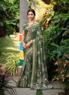 Green Colour Sahar By Sr Viscose Printed Saree Wholesale Shop In Surat 1008
