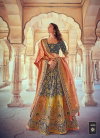 Green Multi Colour Tathstu Hit Collection Wedding Wear Silk Lehenga Wholesale Market In Surat 4906