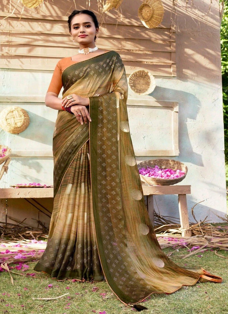 Pragya By 5D Chiffon Saree Catalog