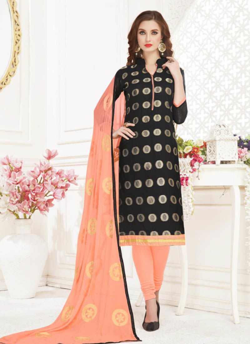 Black Color Rahul NX Mantra vol 1 Banarasi Jacquard Salwar Suit 1001